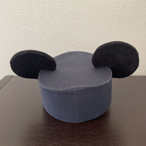 Disney Parks Mickey Mouse Ear Conductor Hat Red Car Trolley Size S/MD *READ* - Picture 3 of 12